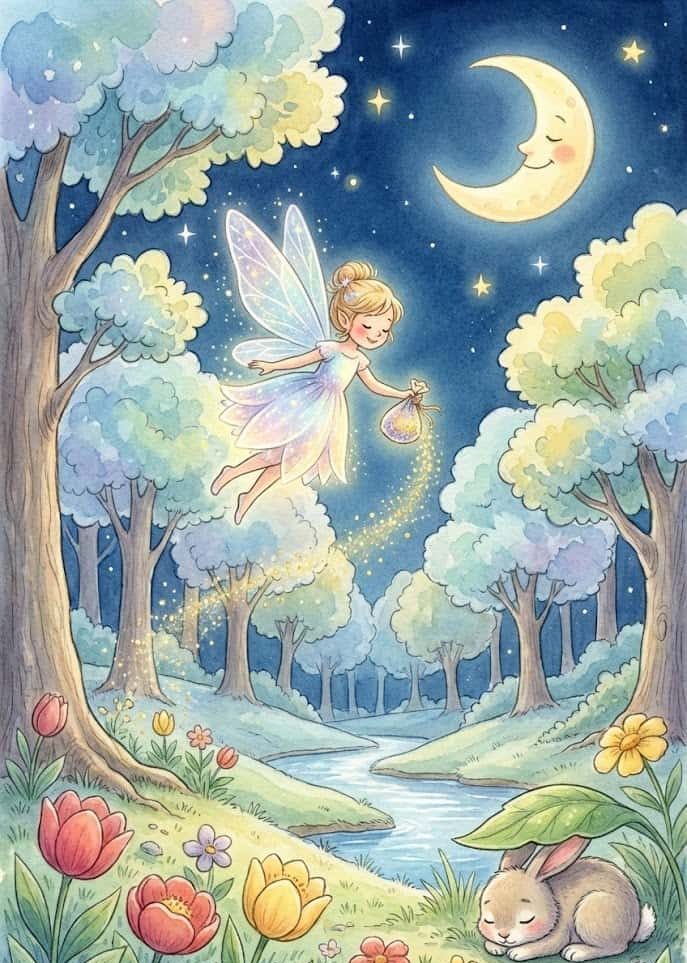 Pırıltı Peri ve Uyku Tozu Ormanı - kapak